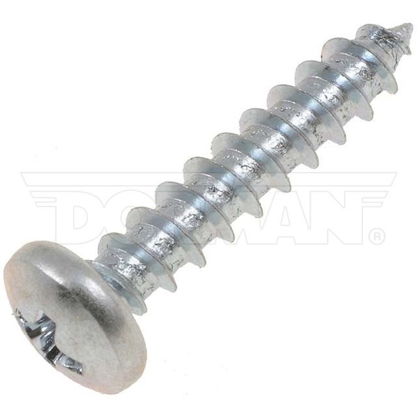 Motormite Sheet Metal Screw, Pan Head Phillips Drive 44290